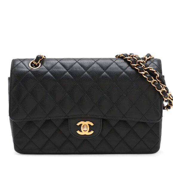 Chanel Caviar Double Flap 25/MEDIUM - Certificate of Authenticity Included - Picture 1 of 13